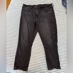 GAP Cigarette Black High Rise Jeans